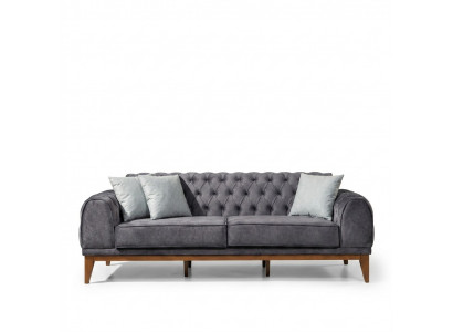 3-seater sofa, textile design sofa furniture, new three-seater couch, new