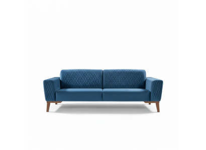 Blue three-seater couch couches sofa elegant seating furniture sofa living room new velvet