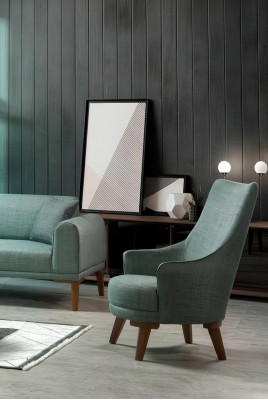 Modern armchair single-seater design lounge chair living room upholstered furniture