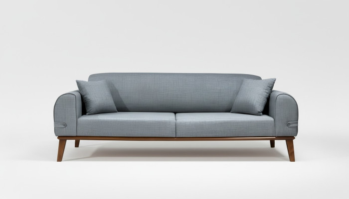 Modern sofa 3-seater design couch three-seater upholstered textile furniture