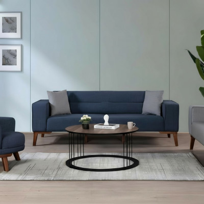 Sofa set 3-seater living room fabric sofa couch upholstered furniture