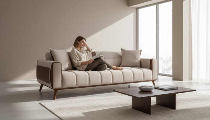Sofa 3-seat fabric sofas couch upholstery set seat cushion three-seater