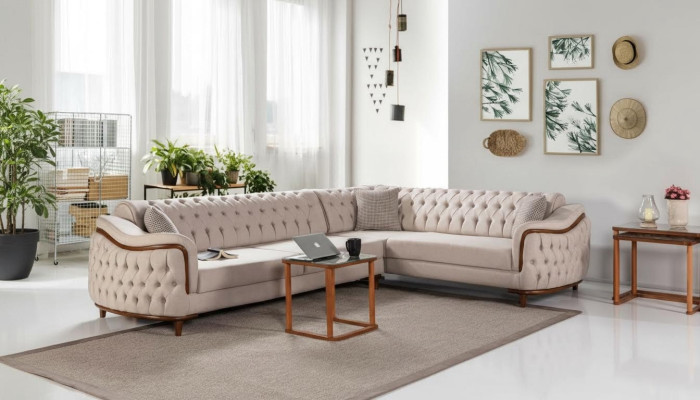 Corner sofa living landscape Chesterfield couch upholstery sofa couches furniture