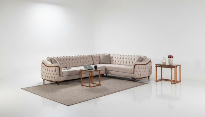 Corner sofa living landscape Chesterfield couch upholstery sofa couches furniture