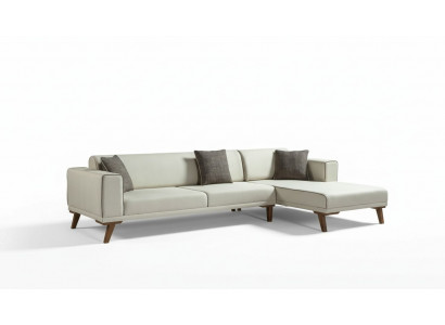 Corner sofa L-shape sofas couches corner couch upholstered furniture fabric white