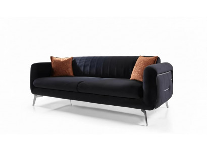 Modern couch three-seater upholstered design sofa three-seater room furniture