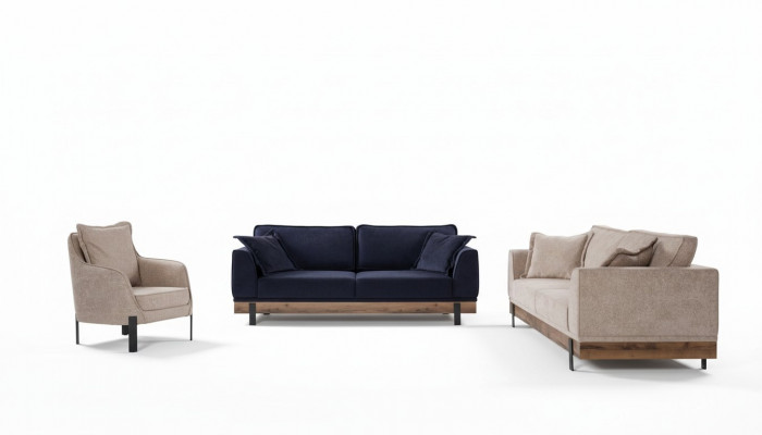 Sofa set 331 seating sofas couch upholstery wood seat couch textile