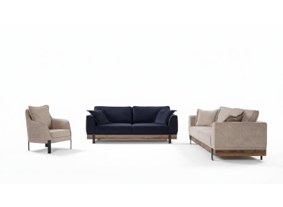 Sofa set 331 seating sofas couch upholstery wood seat couch textile