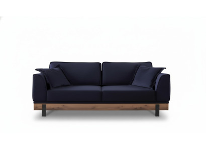 Design three-seater couch upholstered sofa modern sofas room black