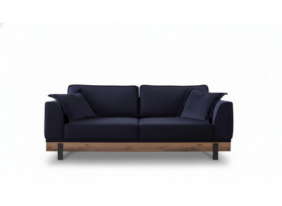 Design three-seater couch upholstered sofa modern sofas room black
