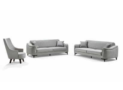 Sofa set Sofa Luxury Set Sofas Armchair 3+3+1 Seater Modern 3-piece