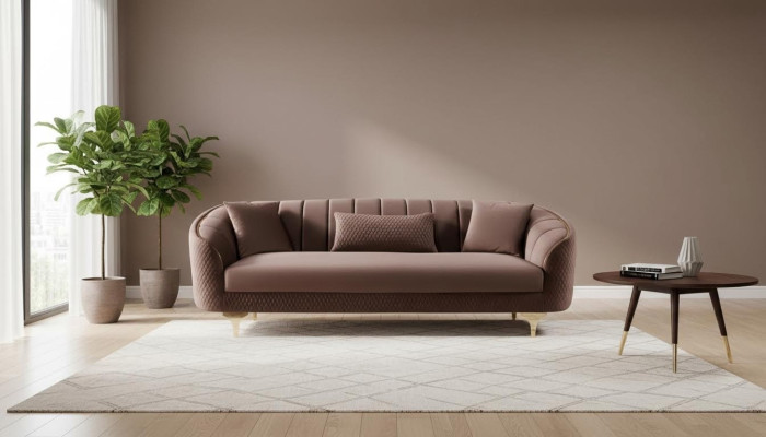 Living room sofa 3-seater couches sofas upholstered couch fabric furniture furnishings