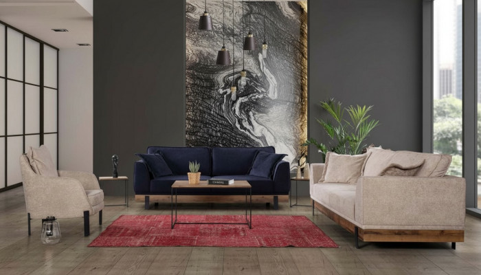 Sofa set sofa armchair sofas three-seater 3+3+1 seater set modern