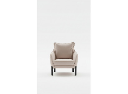 Armchair Single-seater 1-seater Upholstered Seat Designer Textile Seat Fabric Modern New