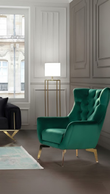 Luxury Armchair Single Seater Modern 1 Seater Upholstered Designer Textile Fabric