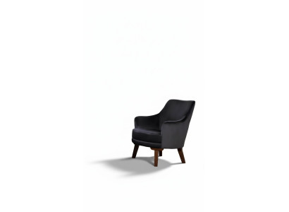 Designer living room armchair 1 seat modern fabric polyester color gray