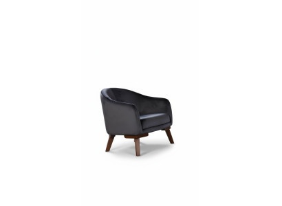 Modern armchair 1-seater designer single-seater upholstered textile furniture