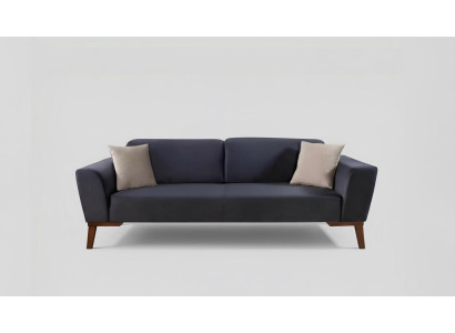 Luxury Sofa 3-Seater Designer Couches Three-Seater Upholstered Furniture Textile
