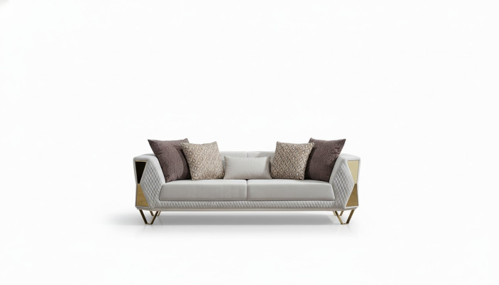Sofa set 3+3+1 seater sofa armchair sofas modern brown new