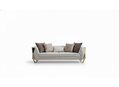 Sofa set 3+3+1 seater sofa armchair sofas modern brown new