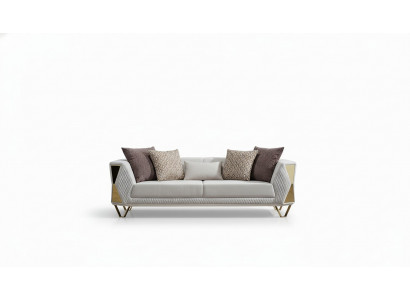 Sofa set 3+3+1 seater sofa armchair sofas modern brown new