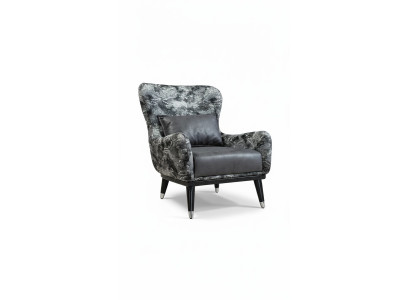 Living room armchair upholstery seat modern design snake style cover