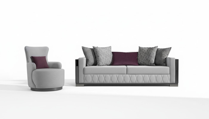 Modern luxury sofa set, sofa suite, sofas, armchair, 3+1 seater, fabric design