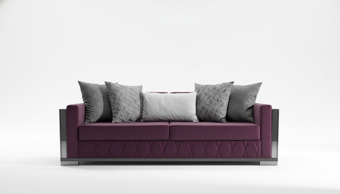 Modern couch sofas design sofa three-seater seating burgundy sofa 3-seater
