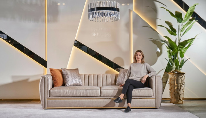 Luxury Three-Seater Sofa 3-Seater Sofas Design Modern Design Furniture New