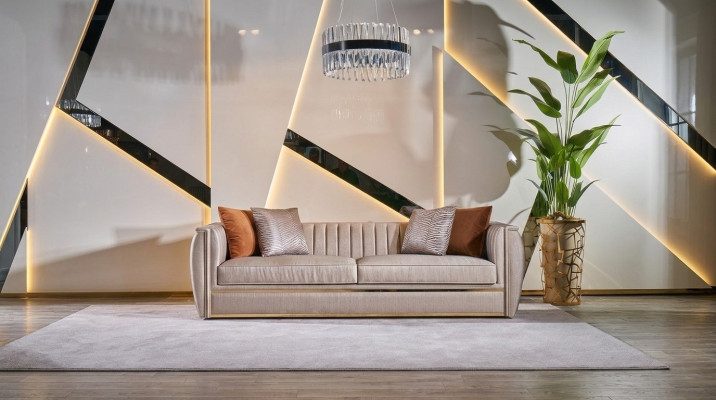 Luxury Three-Seater Sofa 3-Seater Sofas Design Modern Design Furniture New