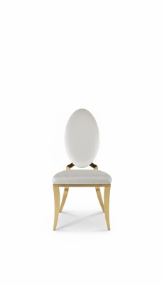 Dining room chair white luxury metal with textile chairs style modern armchair
