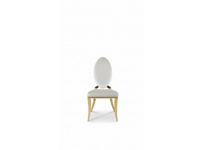Dining room chair white luxury metal with textile chairs style modern armchair