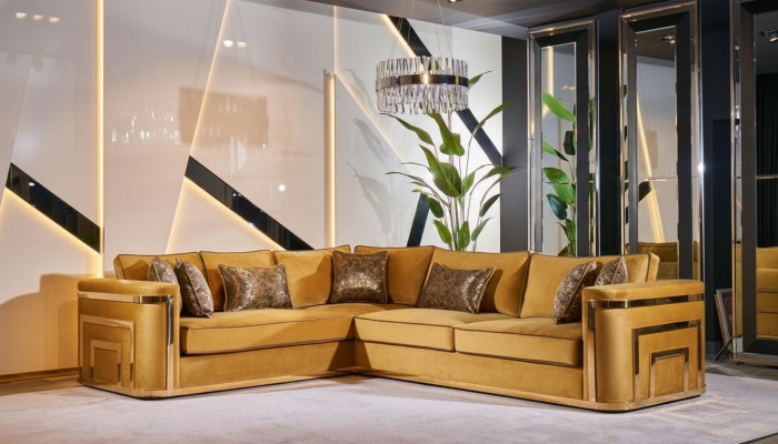 Corner sofas furniture fabric living landscape corner sofa L-shaped sofa corner suite