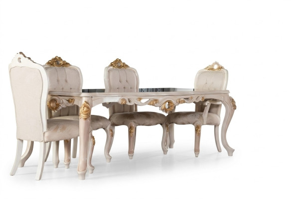 Set of chairs, group of dining chairs, chair, wood, dining room, 4x chair, furniture, style, backrest