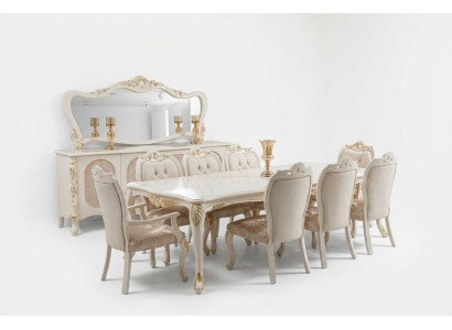 Tables Dining room table Dining table Dining room Wood Table Baroque Dining Luxury Furniture New