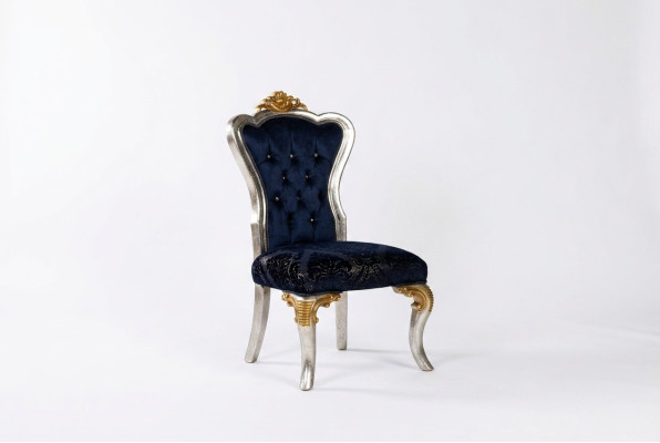 Dining chair 1x chair wood luxury dining room dining style baroque rococo chairs new