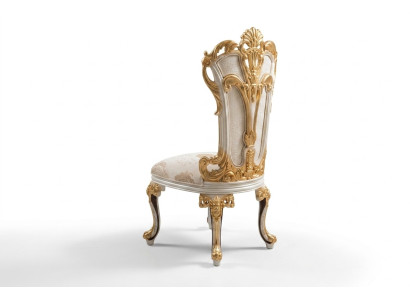 Dining room chair chair chairs wood luxury dining room dining fabric style baroque rococo