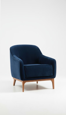 Luxury Armchair, Living Room Single-Seater, Fabric Polyester, Modern Design Style, New