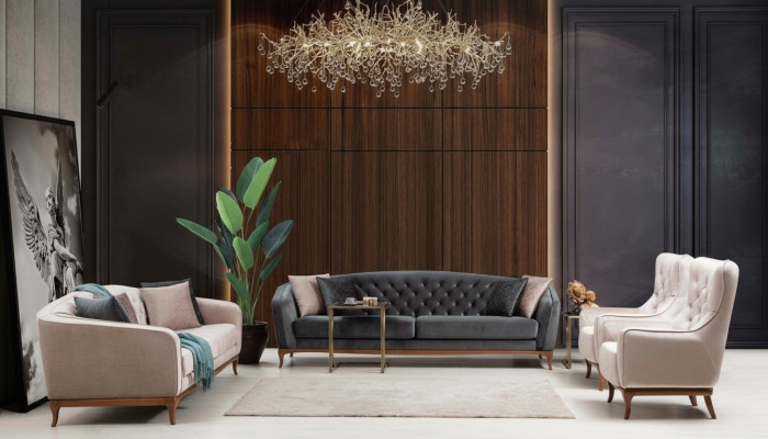 Sofa set, luxury sofa suite, sofas, armchair, 4+3+1 seater, modern 3-piece set design