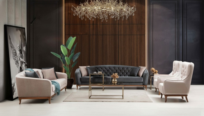 Sofa set, luxury sofa suite, sofas, armchair, 4+3+1 seater, modern 3-piece set design