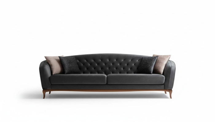 Four-seater sofa luxury 4-seater sofas upholstered couch fabric seat modern seating