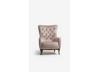 Single-seater armchair luxury 1-seater upholstered seat designer textile fabric modern