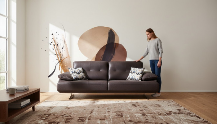 Three-seater sofa 3-seater sofas luxury upholstered couch modern new
