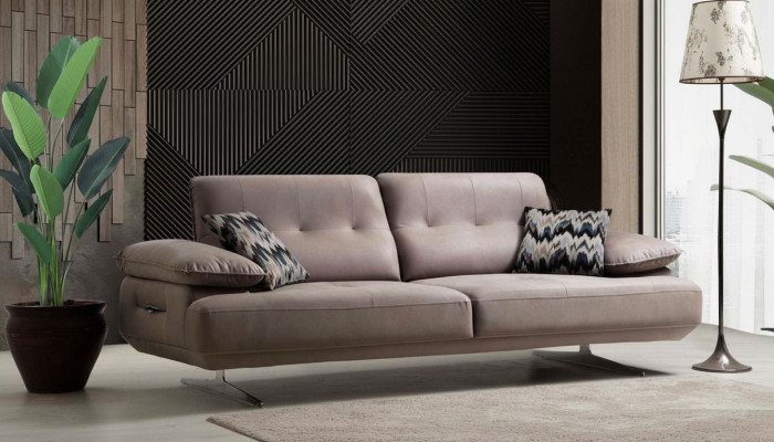 Italian style furniture three-seater couch upholstered sofa luxury couches textile fabric