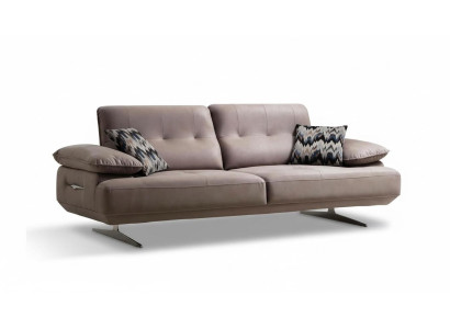 Italian style furniture three-seater couch upholstered sofa luxury couches textile fabric