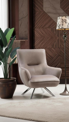 Armchair Wingback Chair Luxury 1 Seater Upholstered Seat Designer Seat Modern
