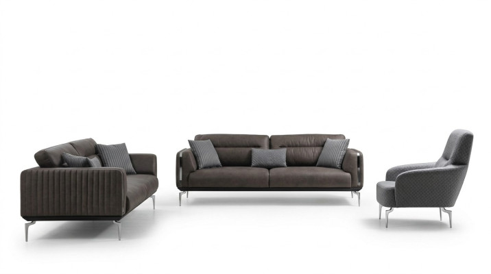 Sofa set Sofa Set Sofas 3+3+1 Seater Armchair Modern Polyester Three-seater