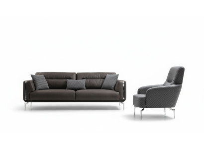 Luxury sofa set 3+1 seater armchair modern polyester new