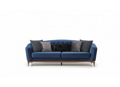 Sofa set Sofas 4+1 seater fabric Chesterfield upholstery velvet set