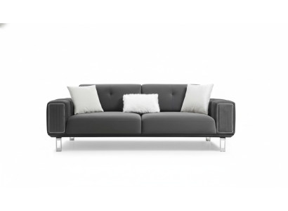 Luxury Sofa Design Three-Seater Modern Couch Gray Sofas Furniture Upholstery Loft New
